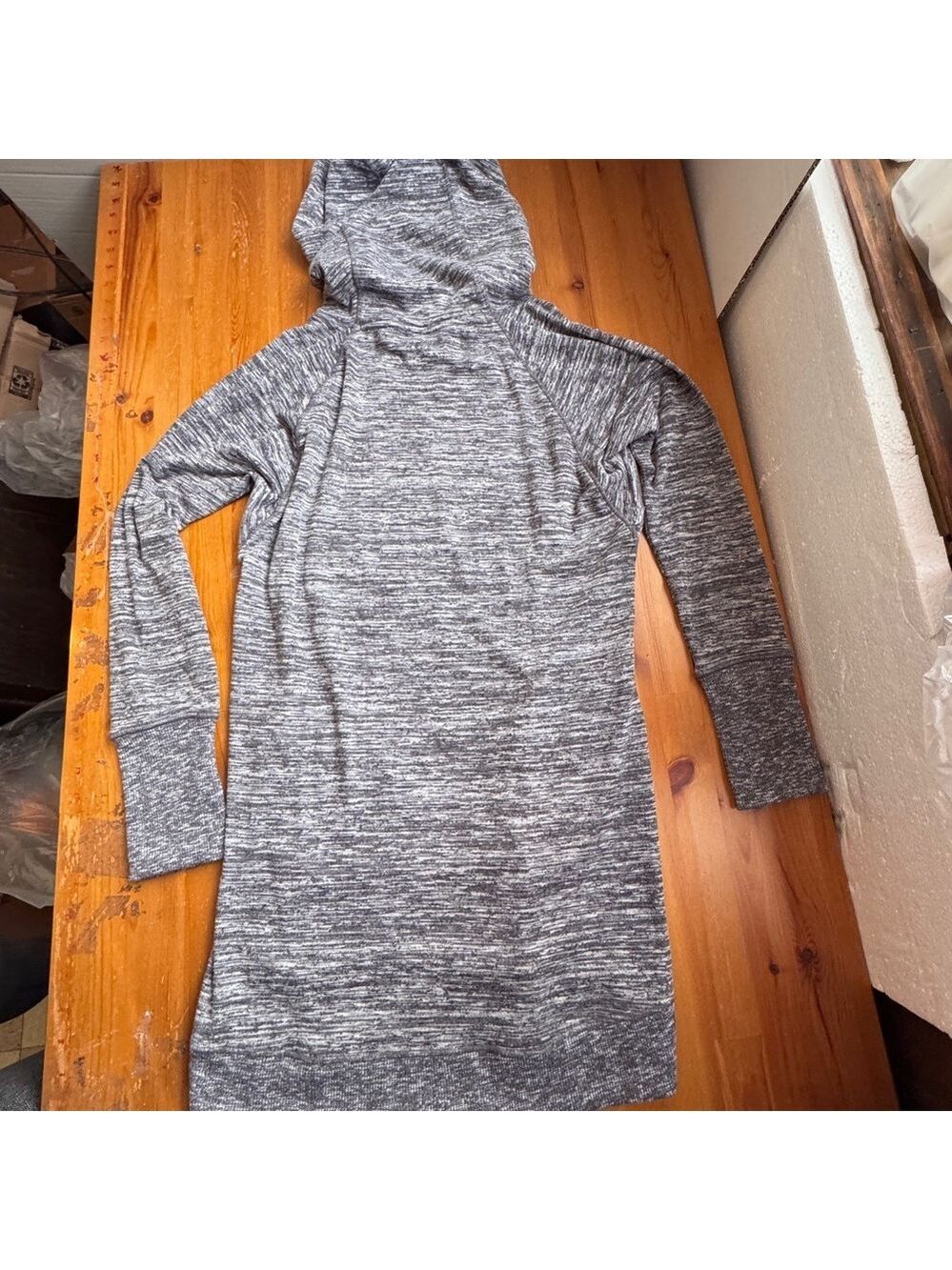 Athleta hooded gray casual dress size small nwot - Picture 14 of 16